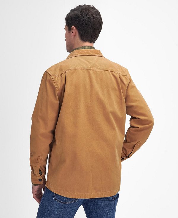 Barbour Saintwell Overshirt Beige | BABO88002