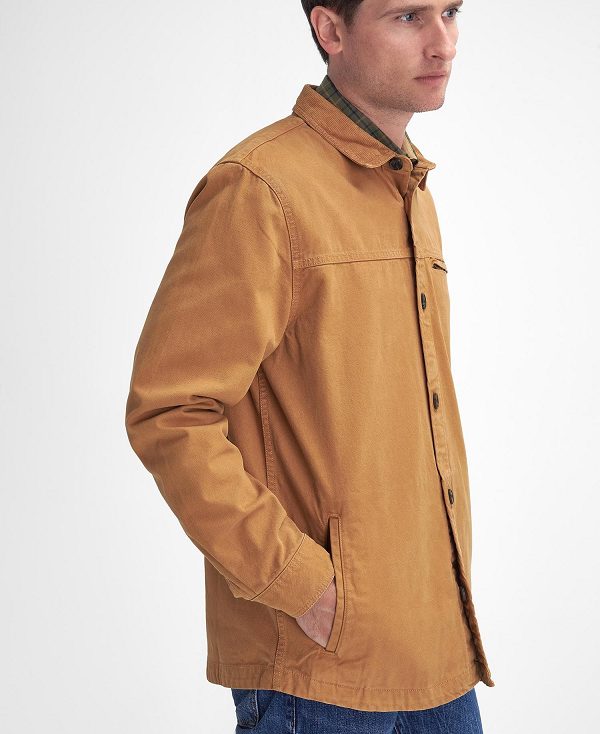 Barbour Saintwell Overshirt Beige | BABO88002