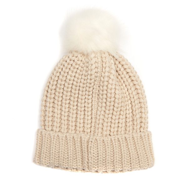 Barbour Saltburn Beanie Beige | BABO90017