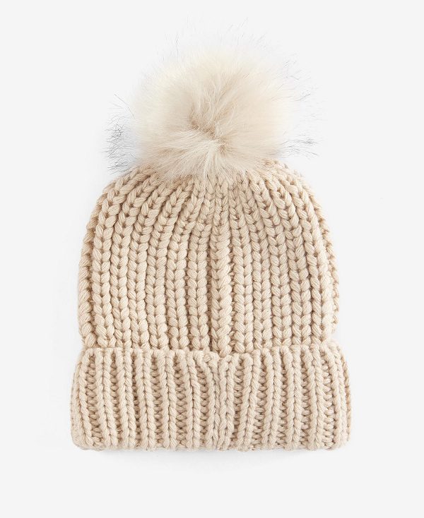 Barbour Saltburn Beanie Beige | BABO90017