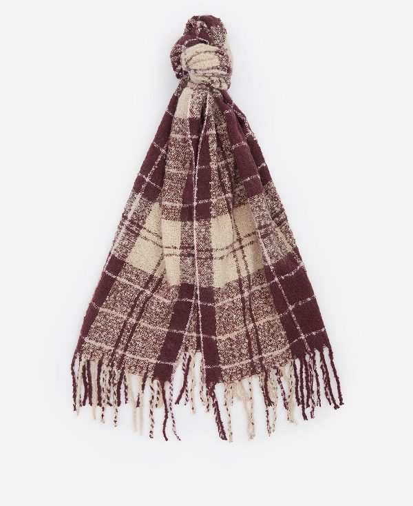 Barbour Saltburn Beanie & Tartan Scarf Gift Set Flerfarvede | BABO90035