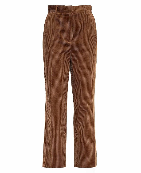 Barbour Samara Straight-leg Trousers Brune | BABO89851