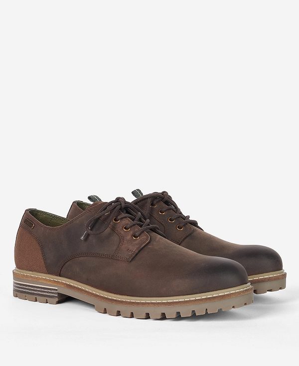 Barbour Sandstone Derby Shoes Brune | BABO88909