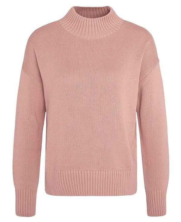 Barbour Sandy Knitted Jumper Lyserød | BABO89666