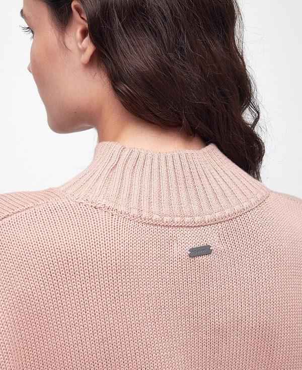 Barbour Sandy Knitted Jumper Lyserød | BABO89666