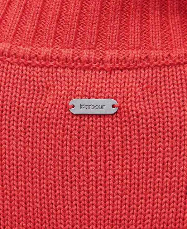 Barbour Sandy Knitted Jumper Rød | BABO89665