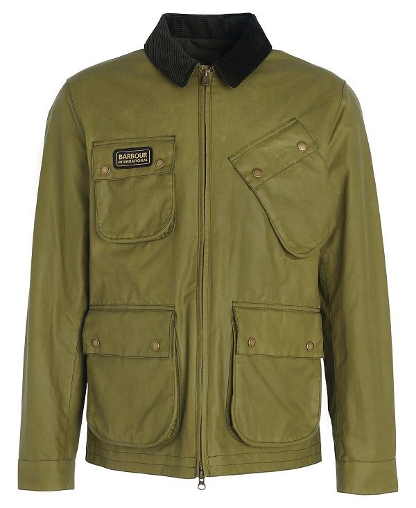 Barbour Sefton Waxed Jacket Olivengrøn | BABO87192