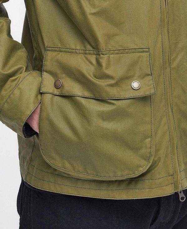 Barbour Sefton Waxed Jacket Olivengrøn | BABO87192