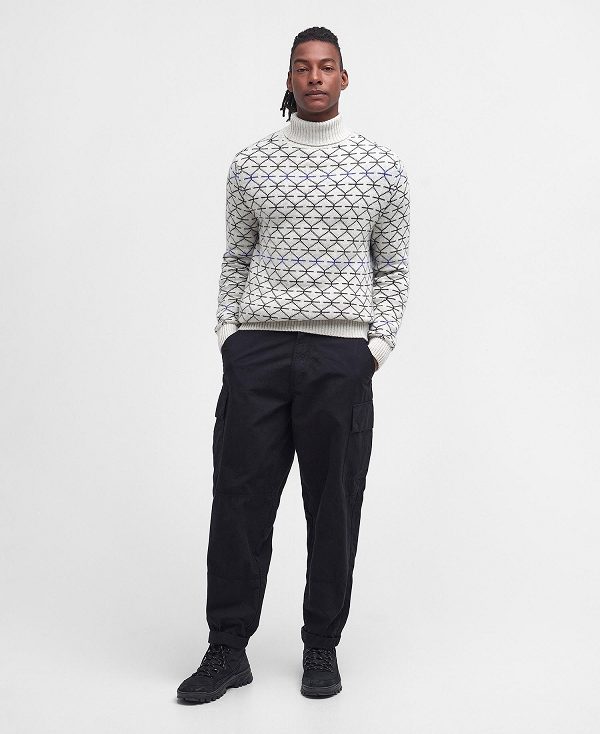 Barbour Selby Roll-neck Jumper Hvide | BABO88597