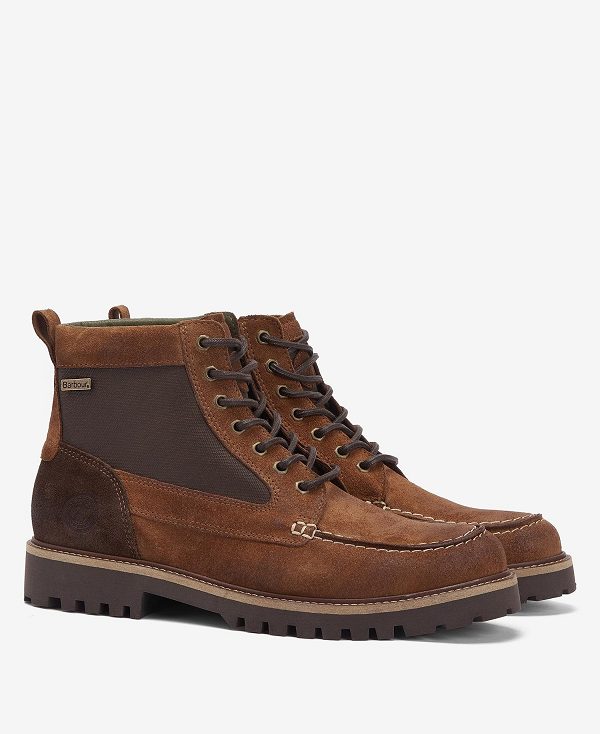 Barbour Sheene Moc Toe Derby Boots Brune | BABO88875