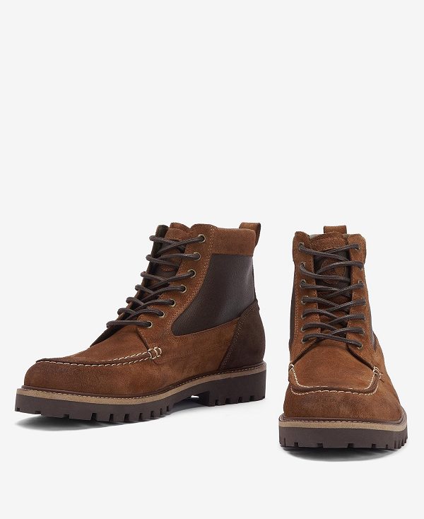 Barbour Sheene Moc Toe Derby Boots Brune | BABO88875