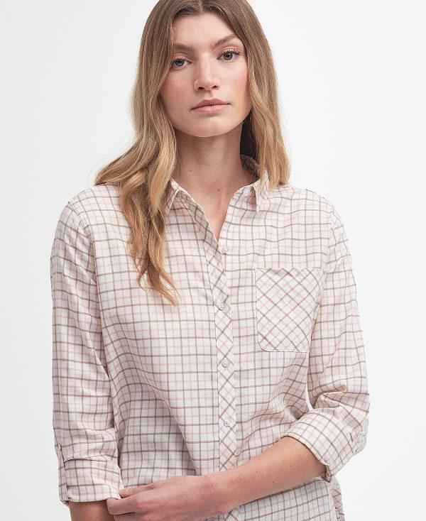 Barbour Shoreside Relaxed Long-sleeved Shirt Flerfarvede | BABO89491