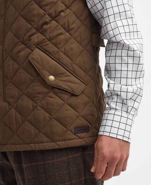 Barbour Shoveler Gilet Mørkebrune | BABO87544