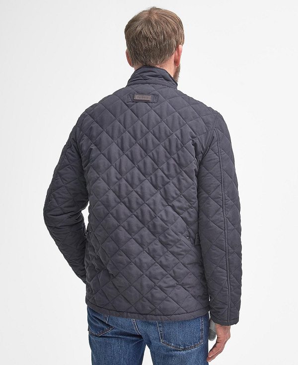 Barbour Shoveler Quilted Jacket Mørkeblå | BABO87302