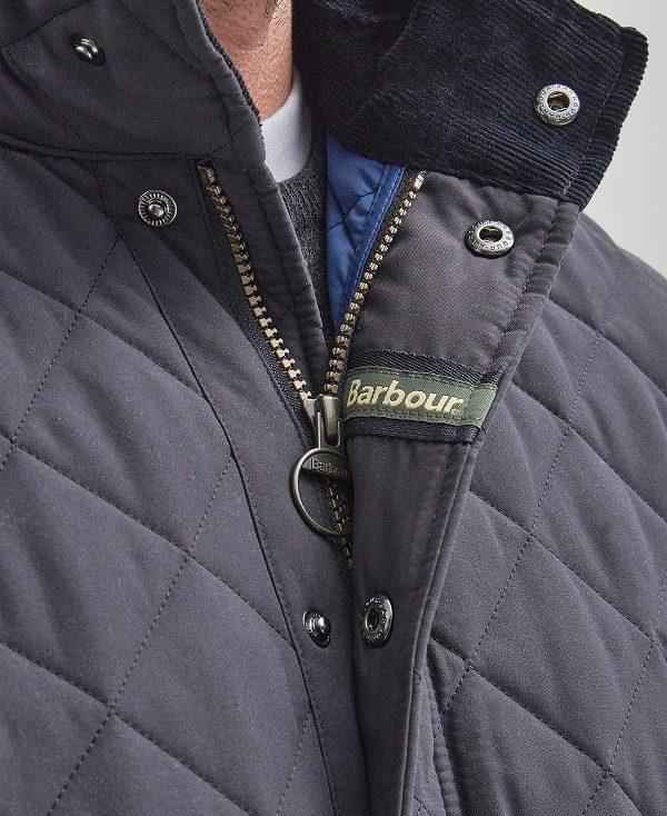 Barbour Shoveler Quilted Jacket Mørkeblå | BABO87302