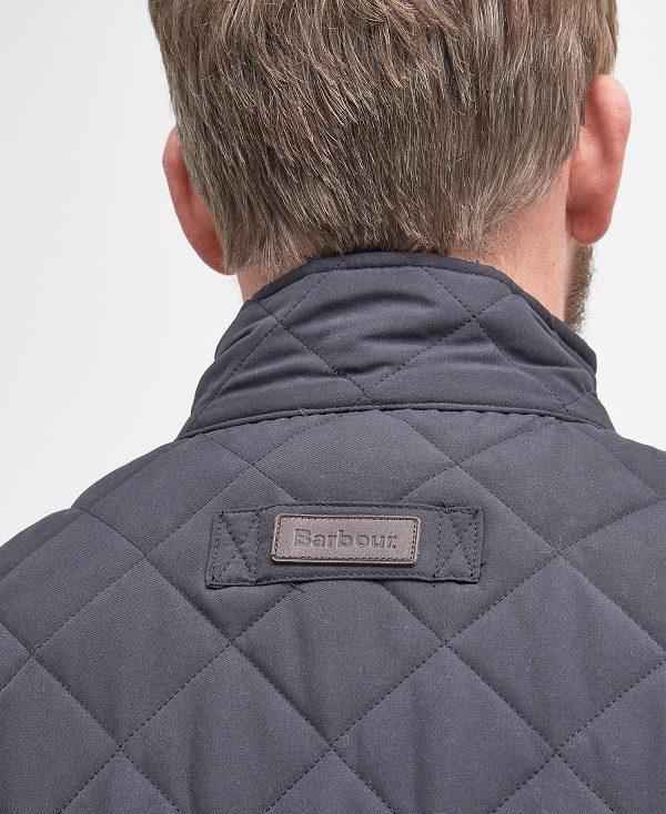 Barbour Shoveler Quilted Jacket Mørkeblå | BABO87302