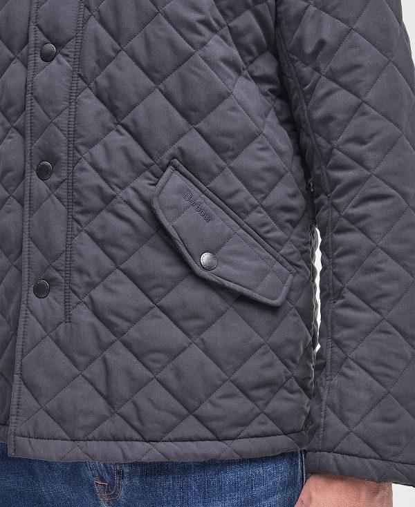 Barbour Shoveler Quilted Jacket Mørkeblå | BABO87302