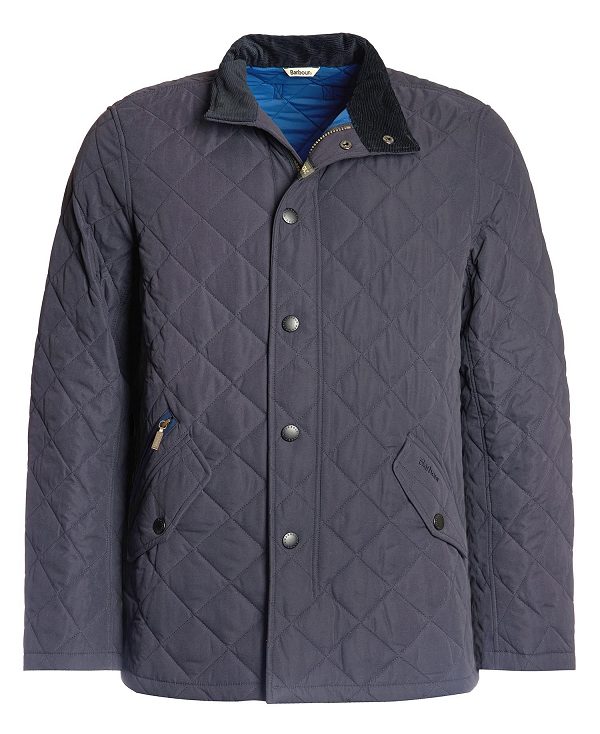 Barbour Shoveler Quilted Jacket Mørkeblå | BABO87302