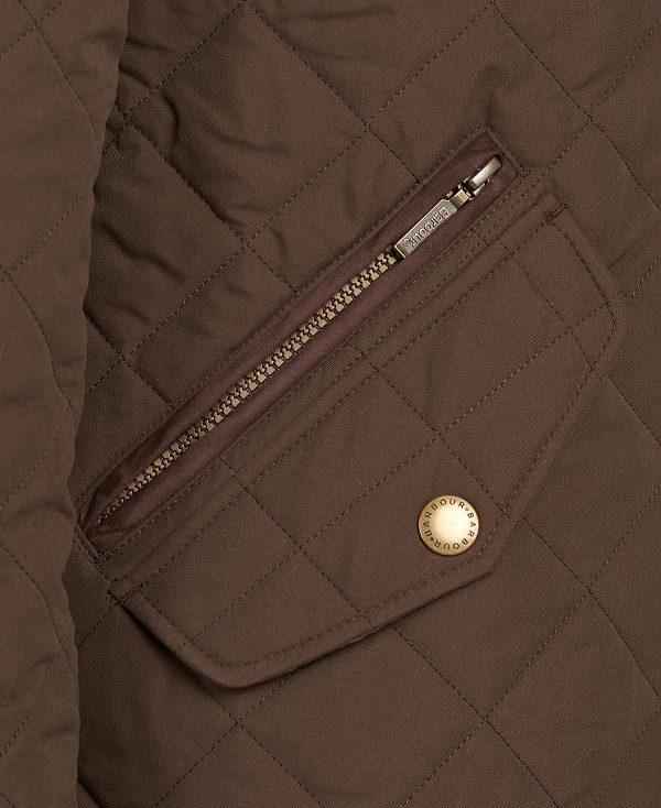 Barbour Shoveler Quilted Jacket Mørkeolivengrøn | BABO87301