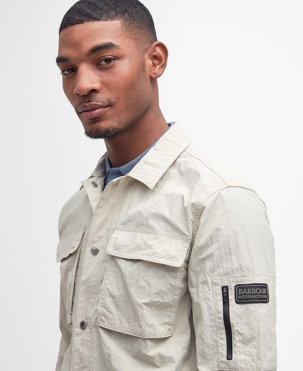 Barbour Shutter Overshirt Mørkeblå | BABO87981