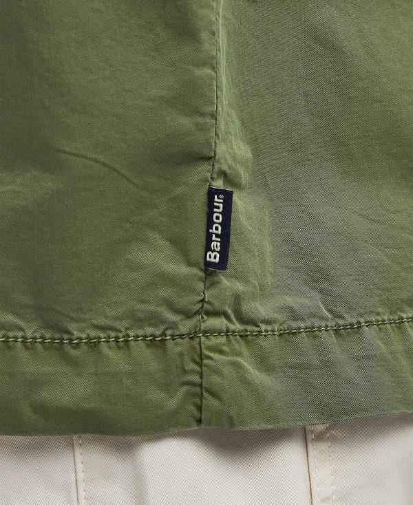 Barbour Sidlaw Overshirt Khaki | BABO87985