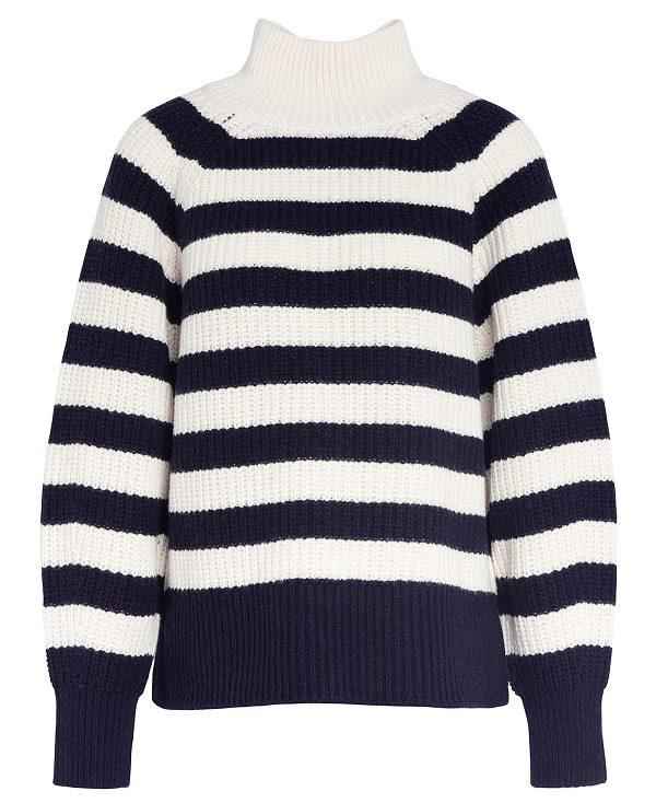 Barbour Silverdale Knitted Jumper Hvide | BABO89671