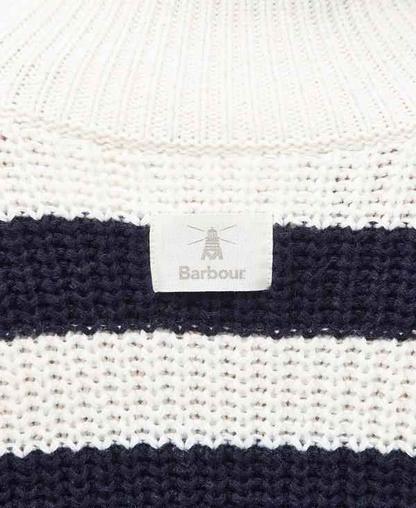 Barbour Silverdale Knitted Jumper Hvide | BABO89671