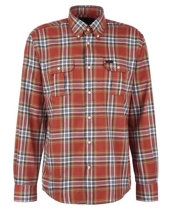 Barbour Singsby Thermo Weave Shirt Rød | BABO87888