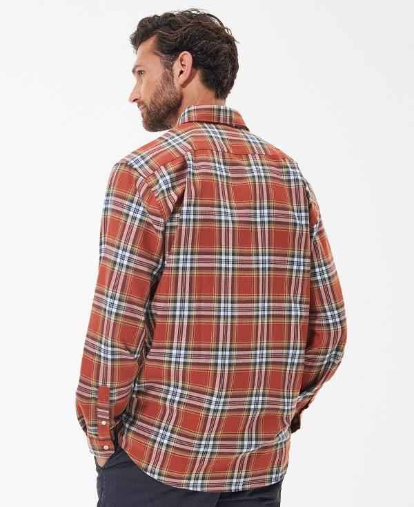 Barbour Singsby Thermo Weave Shirt Rød | BABO87888