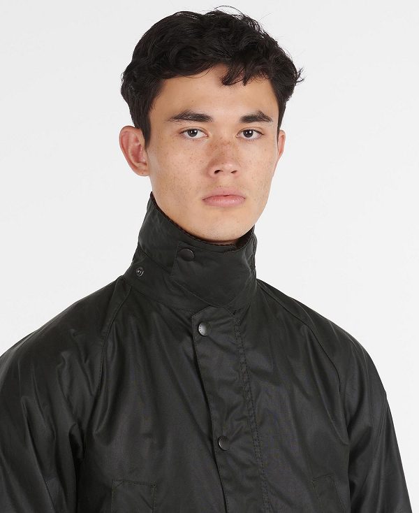 Barbour Sl Bedale Waxed Cotton Jacket Sort | BABO87168