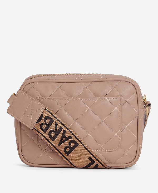 Barbour Sloane Quilted Crossbody Bag Brune | BABO89966