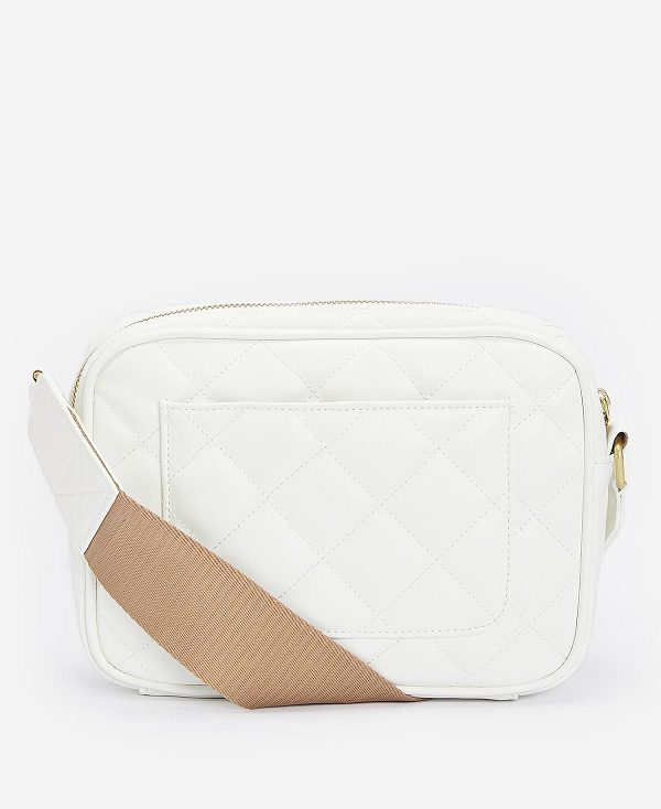 Barbour Sloane Quilted Crossbody Bag Hvide | BABO89965