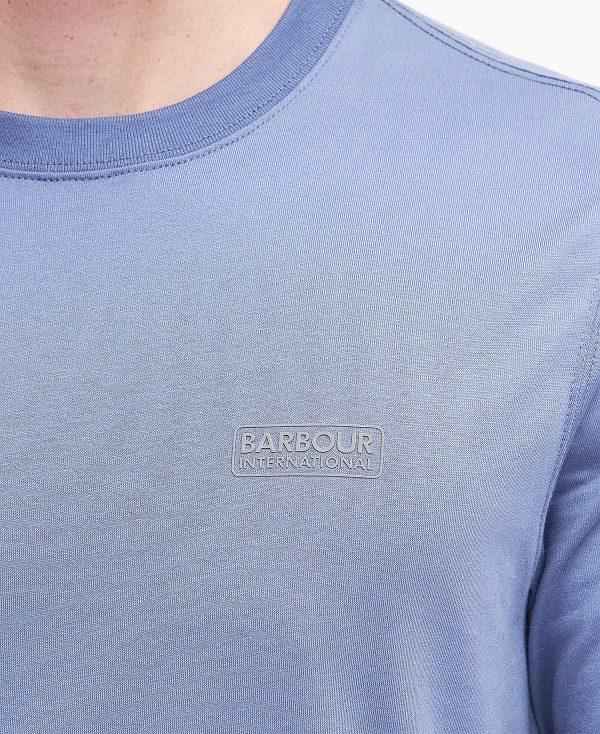 Barbour Small Logo T-shirt Blå | BABO88299