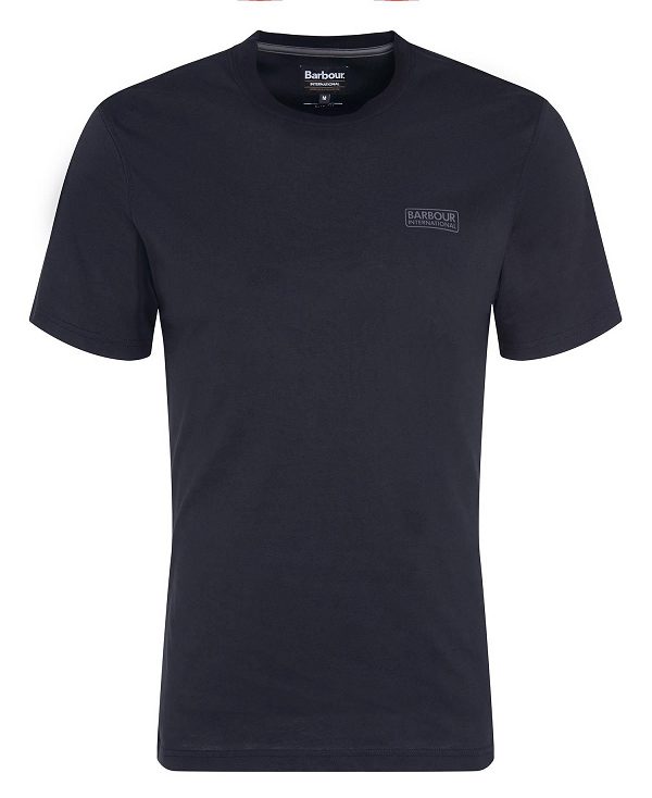 Barbour Small Logo T-shirt Brune | BABO88302