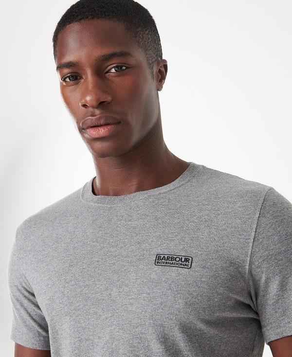 Barbour Small Logo T-shirt Grå | BABO88281