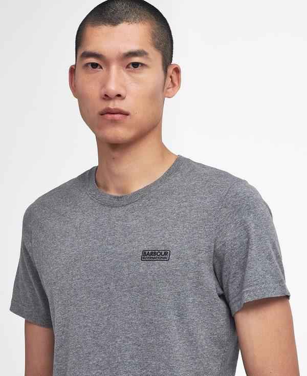 Barbour Small Logo T-shirt Grå | BABO88281