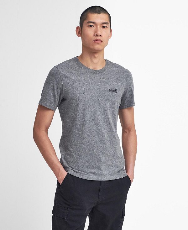 Barbour Small Logo T-shirt Grå | BABO88281