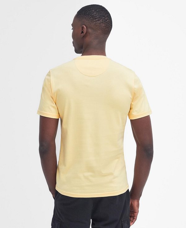 Barbour Small Logo T-shirt Hvide | BABO88326