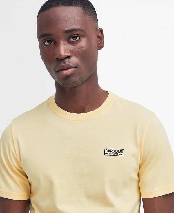 Barbour Small Logo T-shirt Hvide | BABO88326