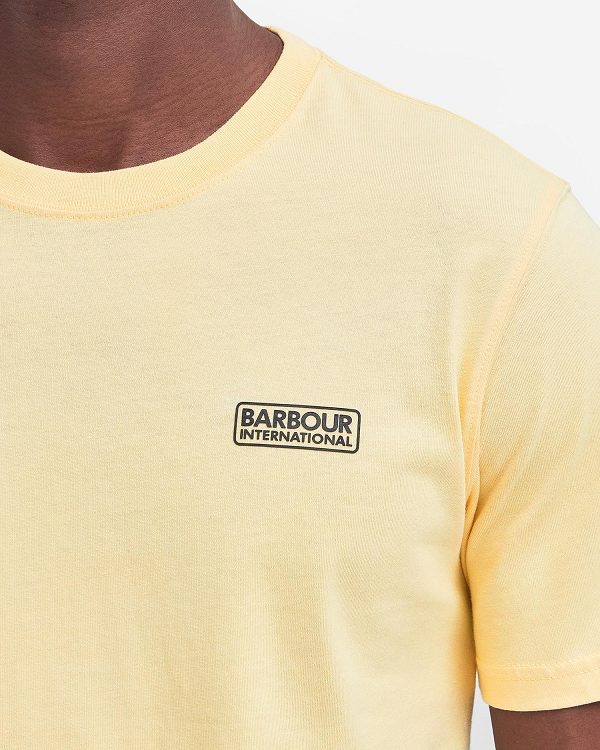 Barbour Small Logo T-shirt Hvide | BABO88326