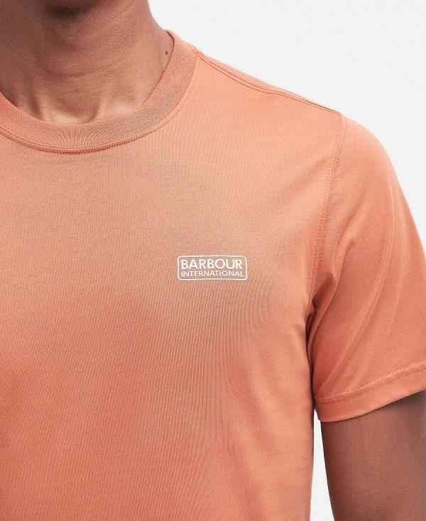 Barbour Small Logo T-shirt Orange | BABO88301