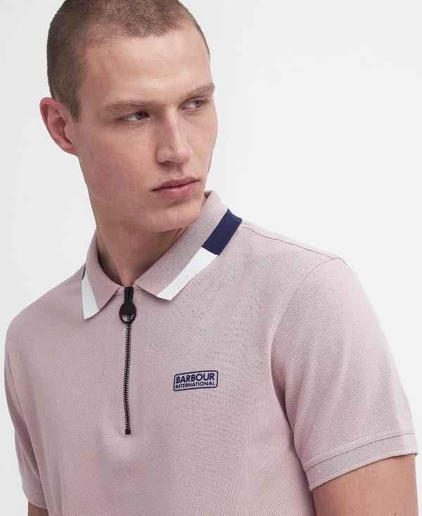 Barbour Smith Short-sleeved Polo Shirt Lyserød | BABO88186