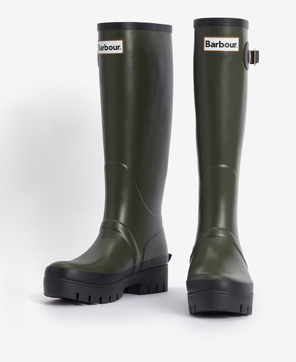 Barbour Snowdon Wellingtons Olivengrøn | BABO89936