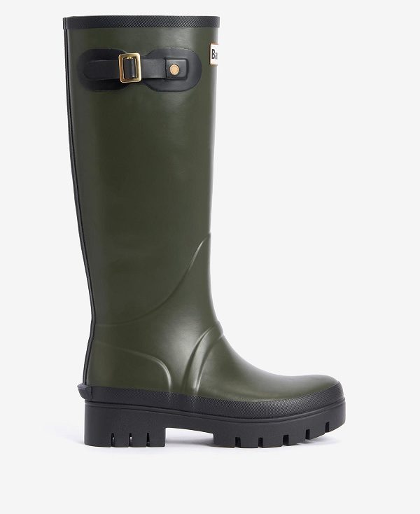 Barbour Snowdon Wellingtons Olivengrøn | BABO89936