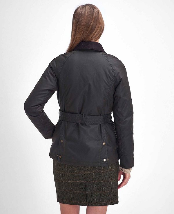 Barbour Solway Waxed Jacket Mørkeblå | BABO89240