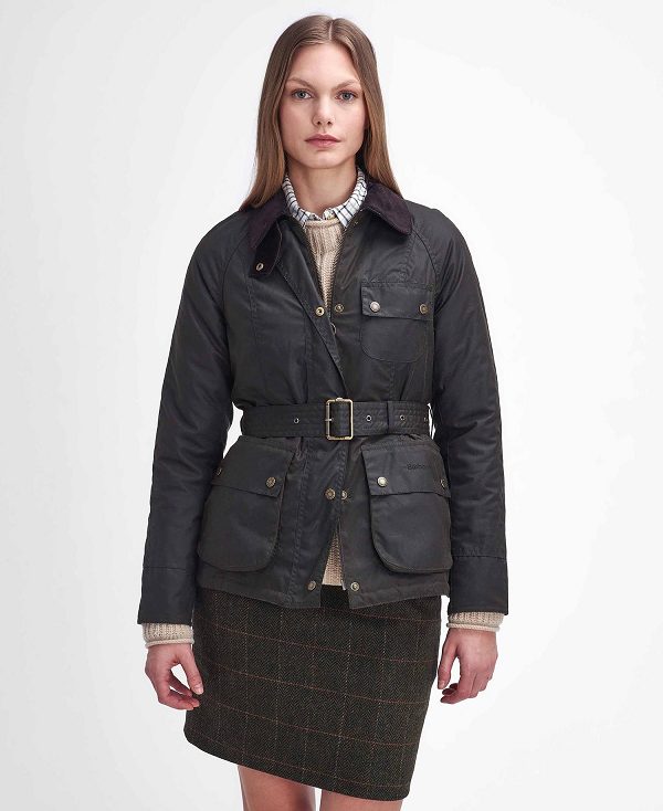 Barbour Solway Waxed Jacket Mørkeblå | BABO89240