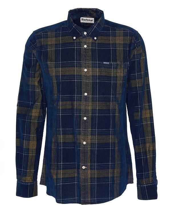 Barbour Southfield Tailored Long-sleeved Shirt Blå | BABO87805