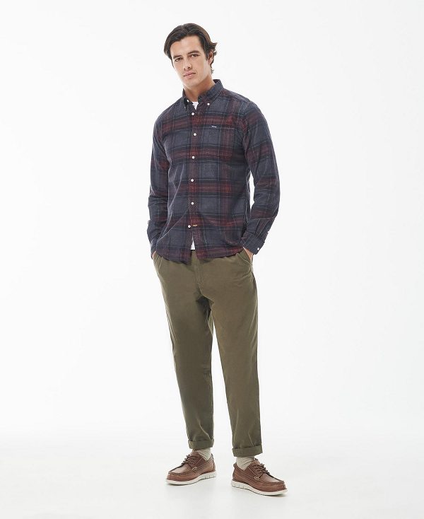 Barbour Southfield Tailored Shirt Grå | BABO87804