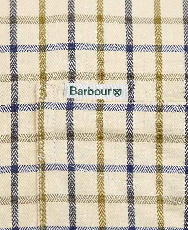 Barbour Sp Tattersall Shirt Mørkeblå Olivengrøn | BABO87917