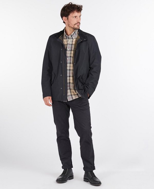 Barbour Spoonbill Waterproof Jacket Mørkeblå | BABO87402